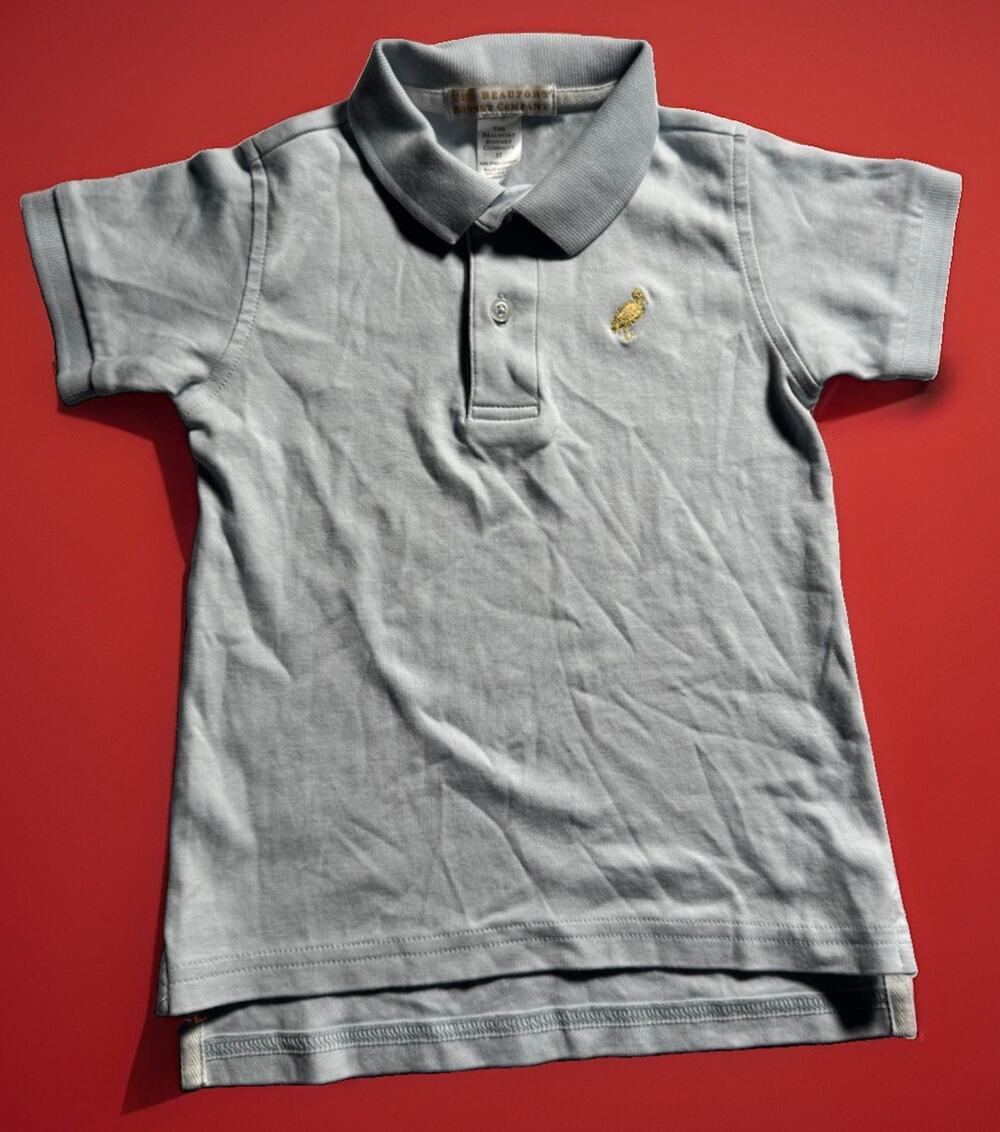 Beaufort Bonnet Company Boys 3T Pima Cotton Blue Polo Shirt